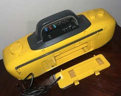 Sony CFS-903 Water Resistant Stereo Cassette Yellow Tape Player Tested Works LN