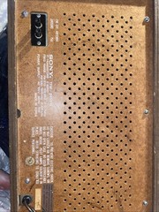 Vintage Wood Sony TFM-9450W AM/FM Radio