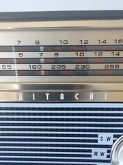 Hitachi WH-837E 3 band 8 transistor radio model