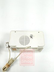 Futuristic Vintage circa 1965 Zenith Model F252W AM/FM Alarm/Clock Radio