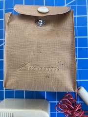 Vintage Crown Radio Made In Japan UNTESTED With Pouch As Is
