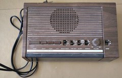 Vintage Panasonic FM-AM 2-Band Electronic Clock Radio Tested Works