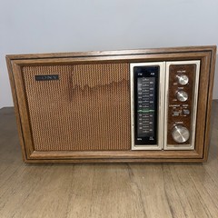 Sony TFM-9450W 11 Transistors 2 Band AM/FM Radio Vintage MCM Tested Works