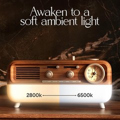 Fuse DRM Sleep Machine Bluetooth Speaker w/ Alarm Clock & Adjustable Lighting