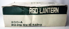 VINTAGE 70&rsquo;S RED LANTERN 200-A PORTABLE RADIO FM AM IC SHANGHAI CHINA NEW NOS !