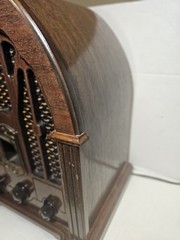General Electric 7-4100JA Cathedral AM/FM Radio Wood Working