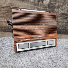 Vintage Realistic Weather Alert Radio Model #12-140 Wood grain Veer 3 button