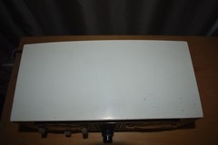 Vintage 1950&rsquo;s Truetone AM clock Radio , works Model 2420A