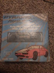Pyramid Phase III Am/Fm Cassette Radio. Model 100S. New In Box