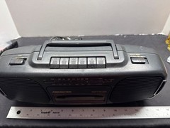 Vintage Soundesign AM/FM Stereo Radio Cassette Recorder Playback & Record Black