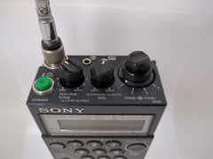 Sony Icf-Pro80 Radio For Parts and Repair Only – Powers on!