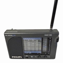 Phillips AE 3405 Dual Conversion World Short Wave Synthesized Receiver Working