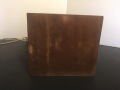 Vintage KLH Model Twenty One 21 FM Table Radio Wood Cabinet Tested Working