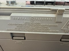Vintage General Electric 3-5283B GE AM/FM Radio Cassette Player Boombox WORKS