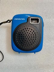WORKING Vintage Soundesign Portable Pocket AM Radio 1164 Rare Blue