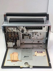 #1 Vintage Zenith Trans-Oceanic Royal 1000 Multi-Band Radio Battery Pack Incl