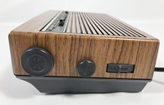 Vtg General Electric 7-4625C Walnut Wood Grain AM/FM Digital Alarm Clock Radio