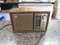 Vintage Sony Radio ICF-9650W AM/FM Stereo Woodworks Fidelity Sound -Tested Works