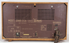 Grundig Majestic 2065 USA Tabletop Tube Radio Mid Century West Germany