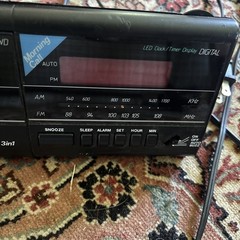 Windsor 3-in-1 AM/FM LED Alarm Clock Radio Cassette Player Model 2550
