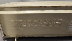 Midland International Model 11-314 – AM Clock Radio w/Alarm – Japan – for parts