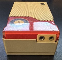 Vintage Hitachi Transistor 6, Model TH-666, Radio, Tested, Japan, with Case