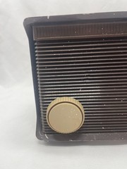 Vintage Brown « Retro Jetson&rsquo;s » 1959 Motorola Model A1N-32 AM Radio-MCM Decor