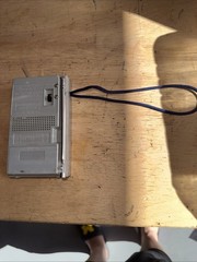 Vintage Toshiba AM/FM Portable Radio RP-1150F Tested And Working Antennae Strap