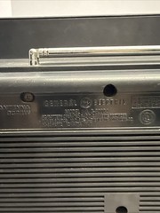 Vintage General Electric 3-6000A AM/FM Cassette Player For Parts Or Repair As Is