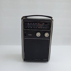 AM FM band radio Black Vtg Sears and Roebuck Company radio music Nostalgia READ