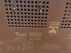 Vtg 1959/60 Grundig Musikgerat Western Germany Tube Typ Radio Broadcast Receiver