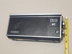Vintage 1970s Panasonic RF-581 AM/FM Portable Radio – FOR PARTS – w Box & Manual