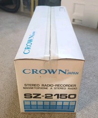 VTG Crown Japan Stereo Radio Recorder Magnetophone Stereo Radio SZ-2150 Detach