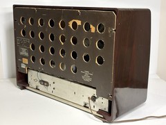 Vintage Philips P145 Tube Radio Working AM Shortwave Wood Cabinet Toronto 1950s