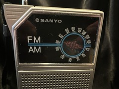 Sanyo Model RP5047 A FM/AM Radio Working Perfectly with New 9v Battery