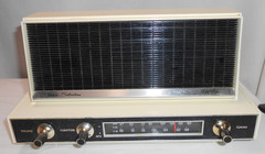 Vintage Sears Silvertone Sold State AM/FM Radio Model 8014 8015 CLEAN NICE Works