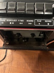 Vtg General Electric GE Model 3-5233B AM/FM Stereo Radio/Cassette Recorder WORKS