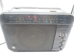 Vintage GE SupeRadio AM FM Hi Performance Wide Band 7-2887A TESTED WORKING