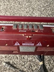 Vintage Radio Retro 1980&rsquo;s Sears Roebuck & Co SR-3000 Series – Red Boombox
