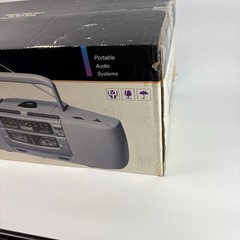 Emerson PD6625 Vintage 90’s CD Dual Cassette Portable Stereo Factory Sealed NOS!