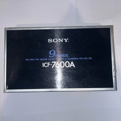 Sony 9 Bands FM/MW/SW Radio ICF-7600A