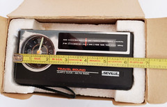 Vintage Seville Quartz Analog Clock AM/FM Radio Alarm Model 3000 Tested Working