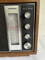 Vintage Panasonic K-780H FM AM 2-Band Wood Tabletop Radio 1975 Tested Works