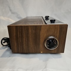 Panasonic RC-7053 Woodgrain Flip Clock Radio Alarm AM FM w/Day Display READ