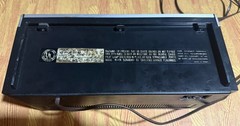 Vintage Lloyd’s Solid State 2 Speaker AM Alarm Clock Radio Japan Tested Works
