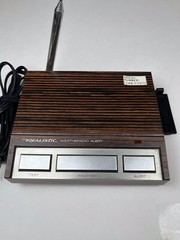 Realistic Weatheradio Alert III Model 12-140 Faux Walnut Woodgrain Full Antenna