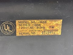 Vintage Lloyds AM/FM Table Top Radio J926 Works See Description