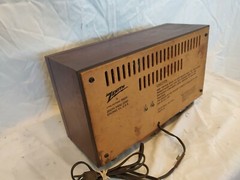 Rare Vintage Zenith Mid Century Solid State FM AM Radio Dial Tuner Z426W works.