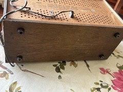 Vintage RCA Radio Solid State AM/FM Long Range walnut TRF RZC 275W Japan VIDEO