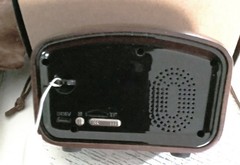 Portable Vintage Radio Speaker NEW IN BOX